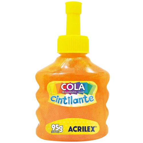 Cola-Cintilante-95g-Laranja-Acrilex