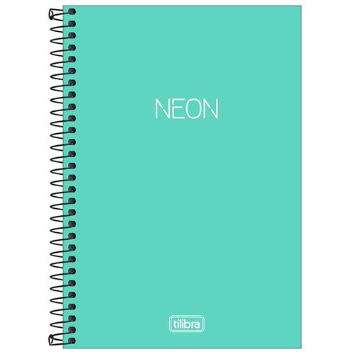 Caderno-14-Sem-Pauta-Neon-Turquesa-80-Folhas-Tilibra