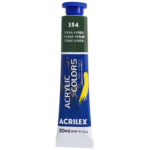 Tinta-Acrilica-Acrylic-Colors-20ml-354-Terra-Verde-Acrilex