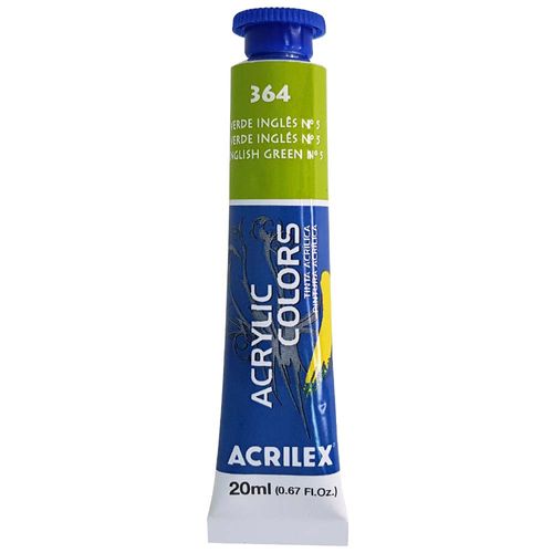 Tinta-Acrilica-Acrylic-Colors-20ml-364-Verde-Ingles-Nº5-Acrilex