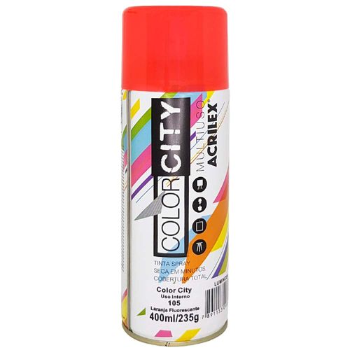 Tinta-em-Spray-Color-City-400ml-105-Laranja-Fluorescente-Acrilex