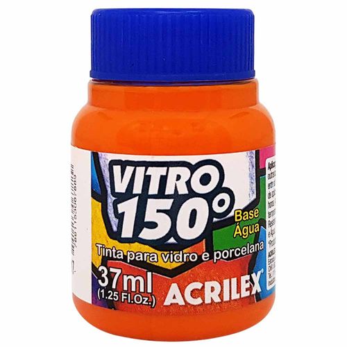 Tinta-Vitro-150°-37ml-517-Laranja-Acrilex