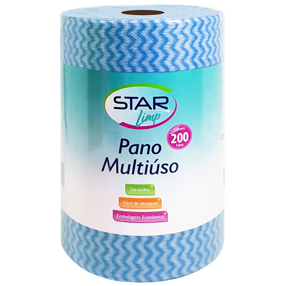 Pano-Multiuso-20x30cm-Rolo-Azul-Star-Limp