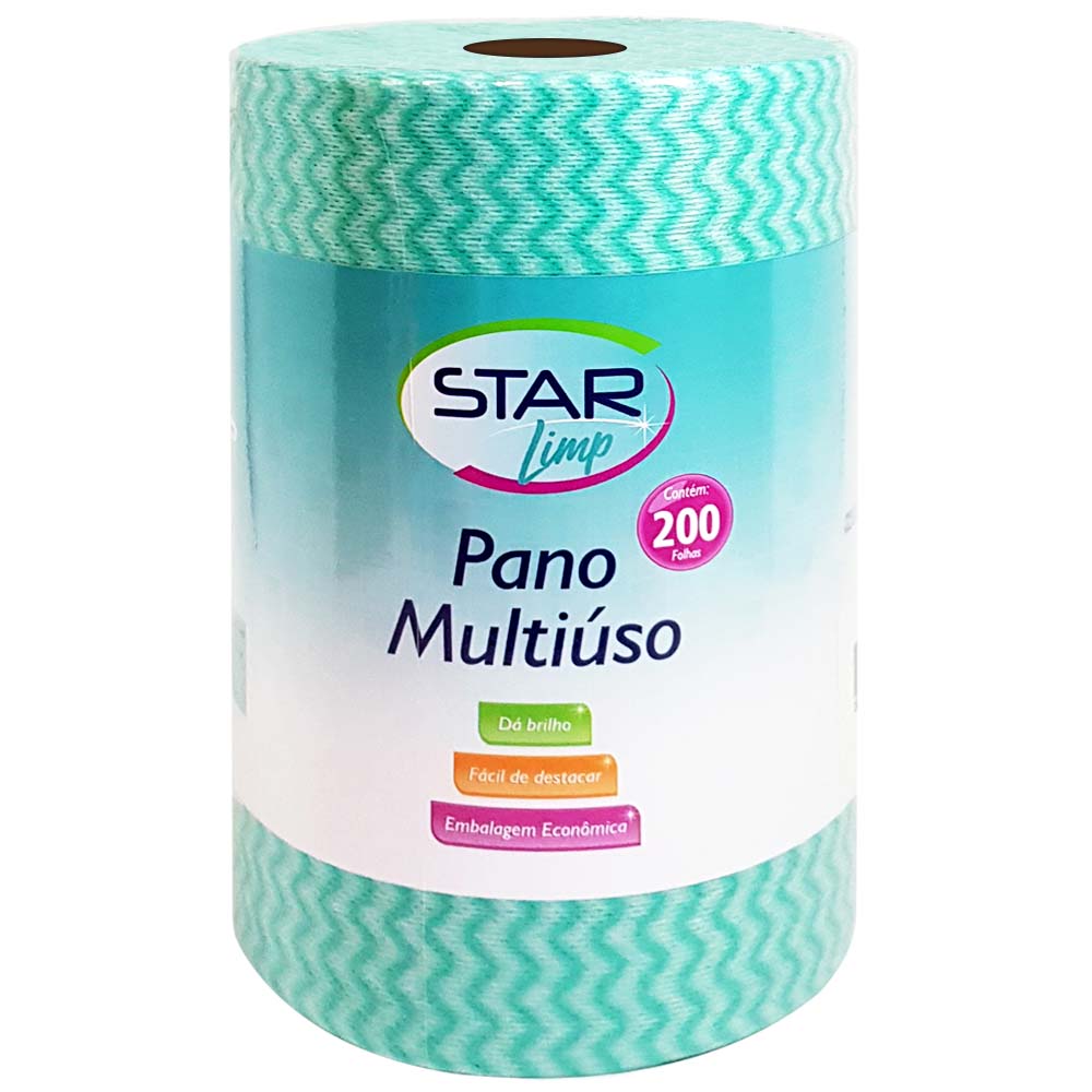 Pano-Multiuso-20x30cm-Rolo-Verde-Star-Limp