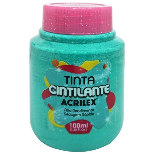 Tinta-PVA-Cintilante-100ml-577-Turquesa-Acrilex