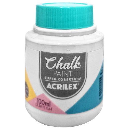 Tinta-Chalk-Paint-100ml-519-Branco-Acrilex