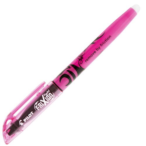 Caneta-Marca-Texto-Frixion-Light-Apagavel-Rosa-Pilot