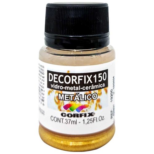 Tinta-Decorfix-150-Metalica-37ml-393-Ouro-Corfix