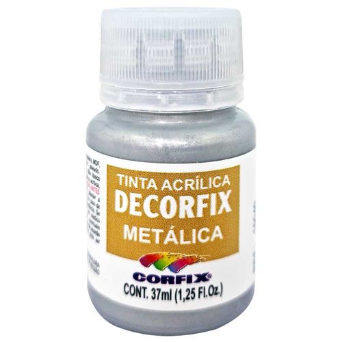 Tinta-Acrilica-Decorfix-Metalica-37ml-392-Prata-Corfix