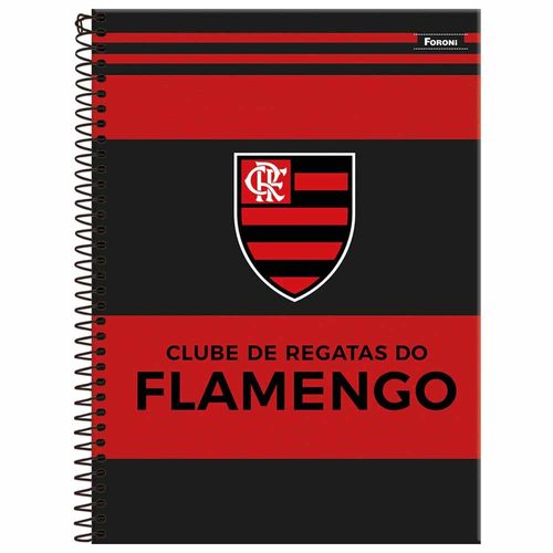 Caderno-Universitario-1-Materia-Flamengo-96-Folhas-Foroni