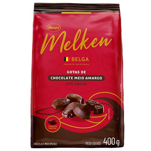 Chocolate-Harald-Melken-Belga-Gotas-400g-Meio-Amargo