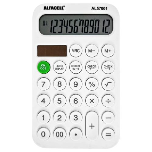 Calculadora-de-Mesa-Alfacell-AL57001-Branca-12-Digitos