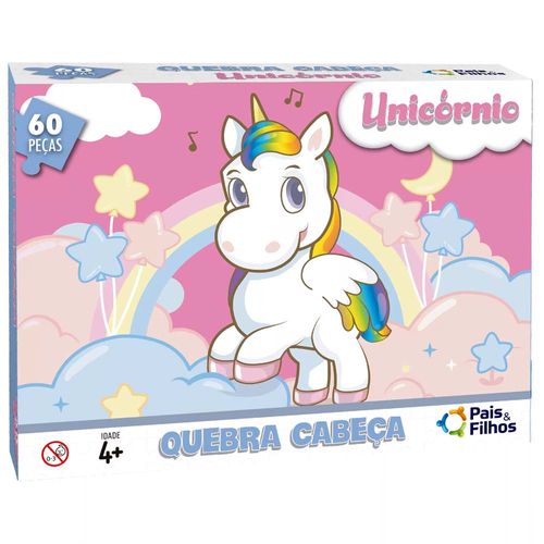 Quebra-Cabeca-Unicornio-60-Pecas-Pais-e-Filhos