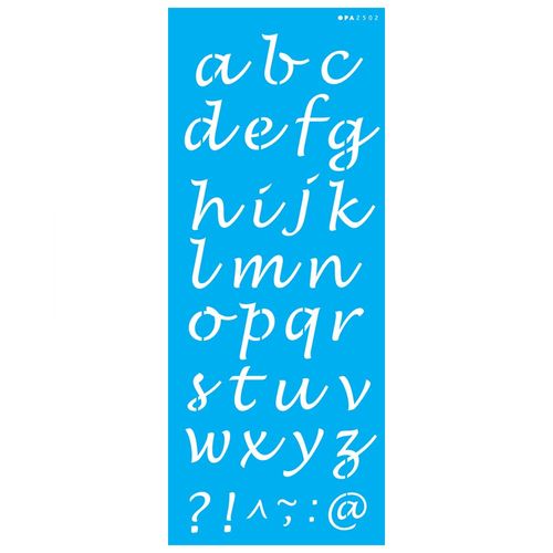 Stencil-17x42cm-Alfabeto-Minusculo-Opa-2502