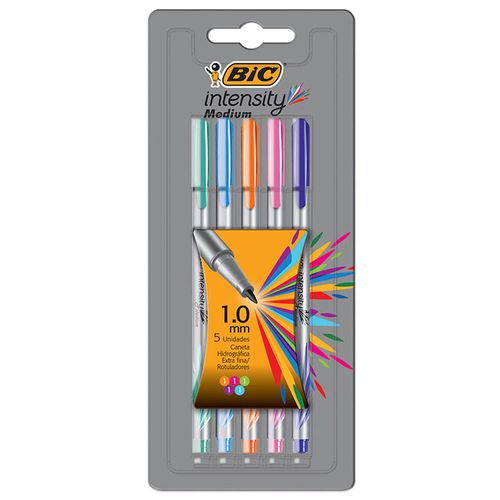 Canetinha-Hidrografica-5-Cores-Intensity-Medium-Bic