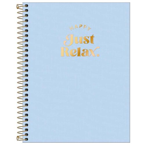 Caderno-Colegial-Happy-Azul-10-Materias-Tilibra