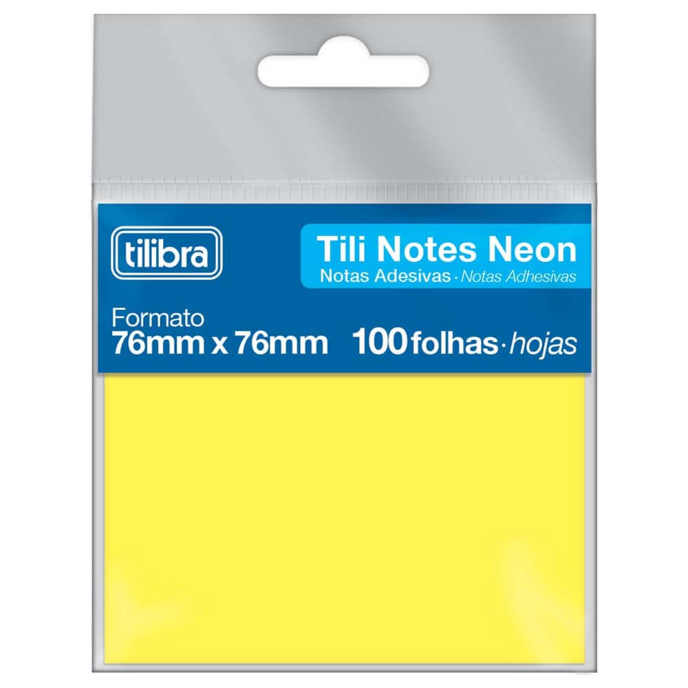 Bloco-Adesivo-Tili-Notes-Tilibra-76x76mm-Amarelo-100-Folhas