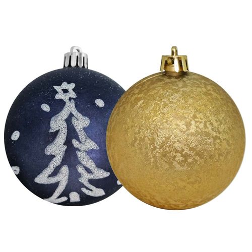 Bola-de-Natal-8cm-Azul-e-Dourada-Wincy-9-Unidades