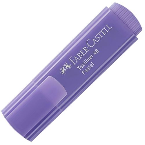 Caneta-Marca-Texto-Textliner-46-Pastel-Roxo-Faber-Castell