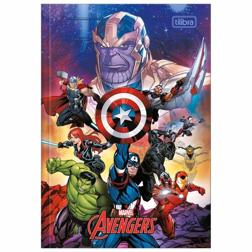 Caderno-14-Brochura-Vingadores-80-Folhas-Tilibra