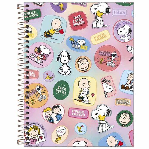 Caderno-Colegial-Snoopy-10-Materias-Tilibra