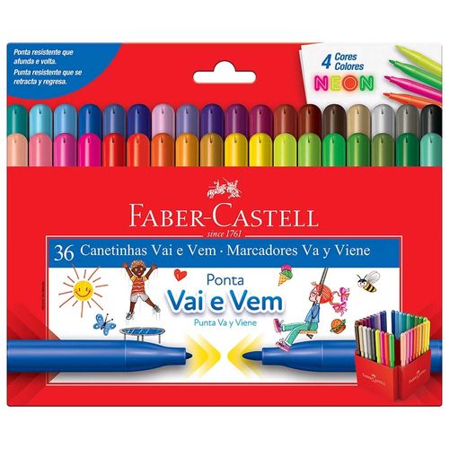 Canetinha-Hidrografica-36-Cores-Vai-e-Vem-Faber-Castell