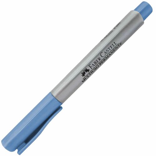 Marcador-Permanente-Multiuso-1.0-Azul-Faber-Castell