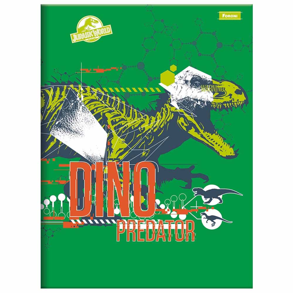 Caderno-Brochura-Jurassic-World-80-Folhas-Foroni