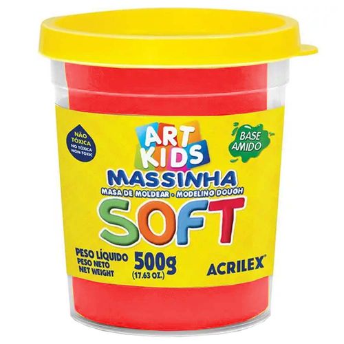 Massinha-de-Modelar-500g-Soft-103-Vermelho-Acrilex