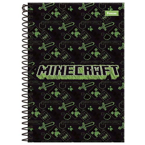 Caderno-14-Minecraft-80-Folhas-Foroni