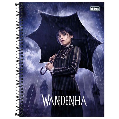 Caderno-Universitario-Wandinha-10-Materias-Tilibra