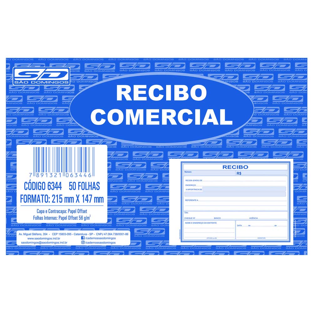 Recibo-Comercial-Sao-Domingos-50-Folhas