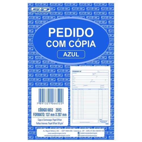 Pedido-com-Copia-137x207mm-Sao-Domingos-50-Folhas