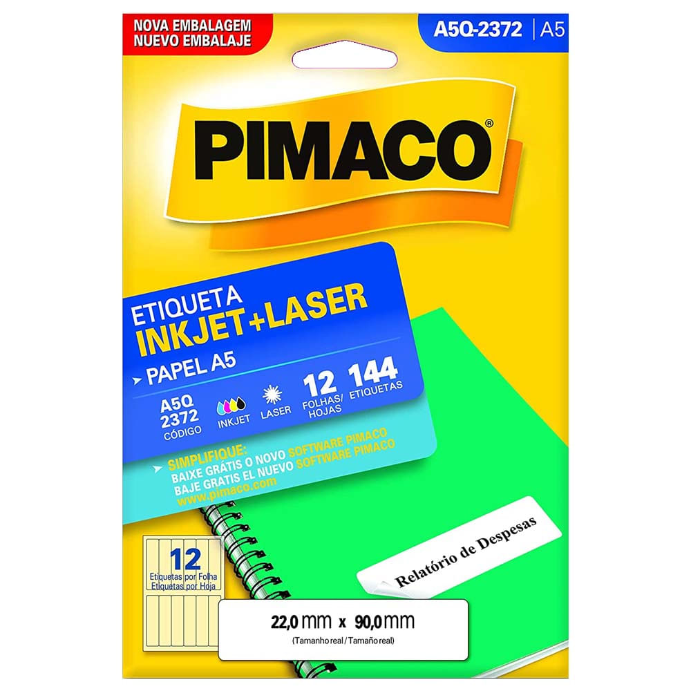Etiqueta-Pimaco-A5-Inkjet---Laser-22x90mm-12-Folhas-A5Q-2372