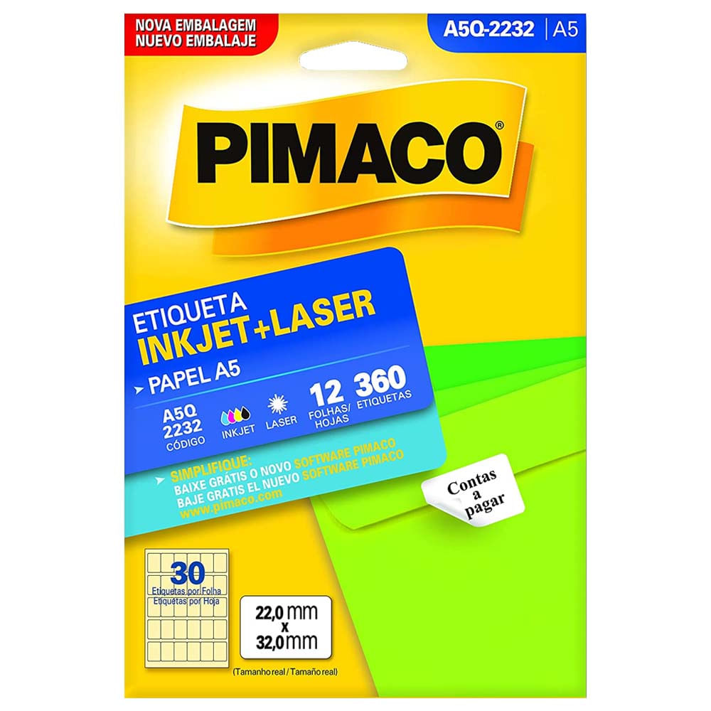 Etiqueta-Pimaco-A5-Inkjet---Laser-22x32mm-12-Folhas-A5Q-2232