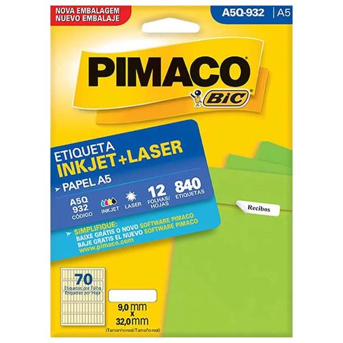 Etiqueta-Pimaco-A5-Inkjet---Laser-9x32mm-12-Folhas-A5Q-932