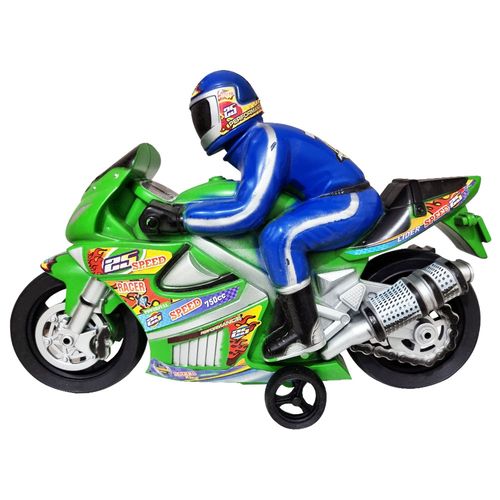 Moto-de-Friccao-Racer-Verde-Lider