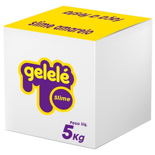 Slime-Faca-a-Festa-5Kg-Amarelo-Gelele