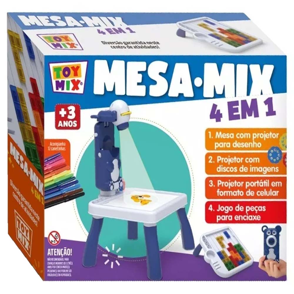 Mesa-Mix-com-Projetor-4-em-1-Toy-Mix