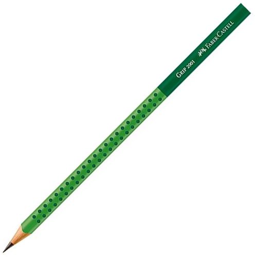 Lapis-Preto-Eco-Grip-2001-Two-Tone-Verde-Faber-Castell