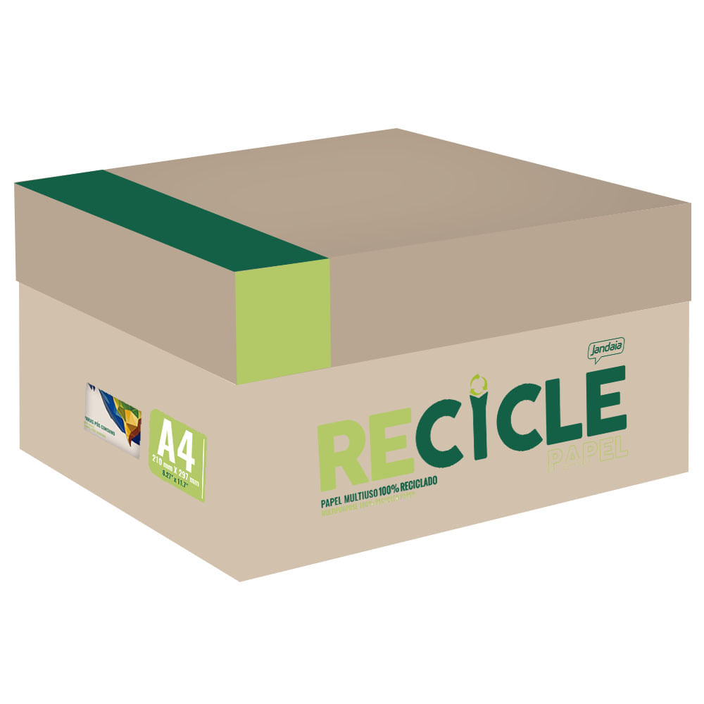 Papel-Sulfite-A4-Reciclado-Jandaia-Recicle-4000-Folhas