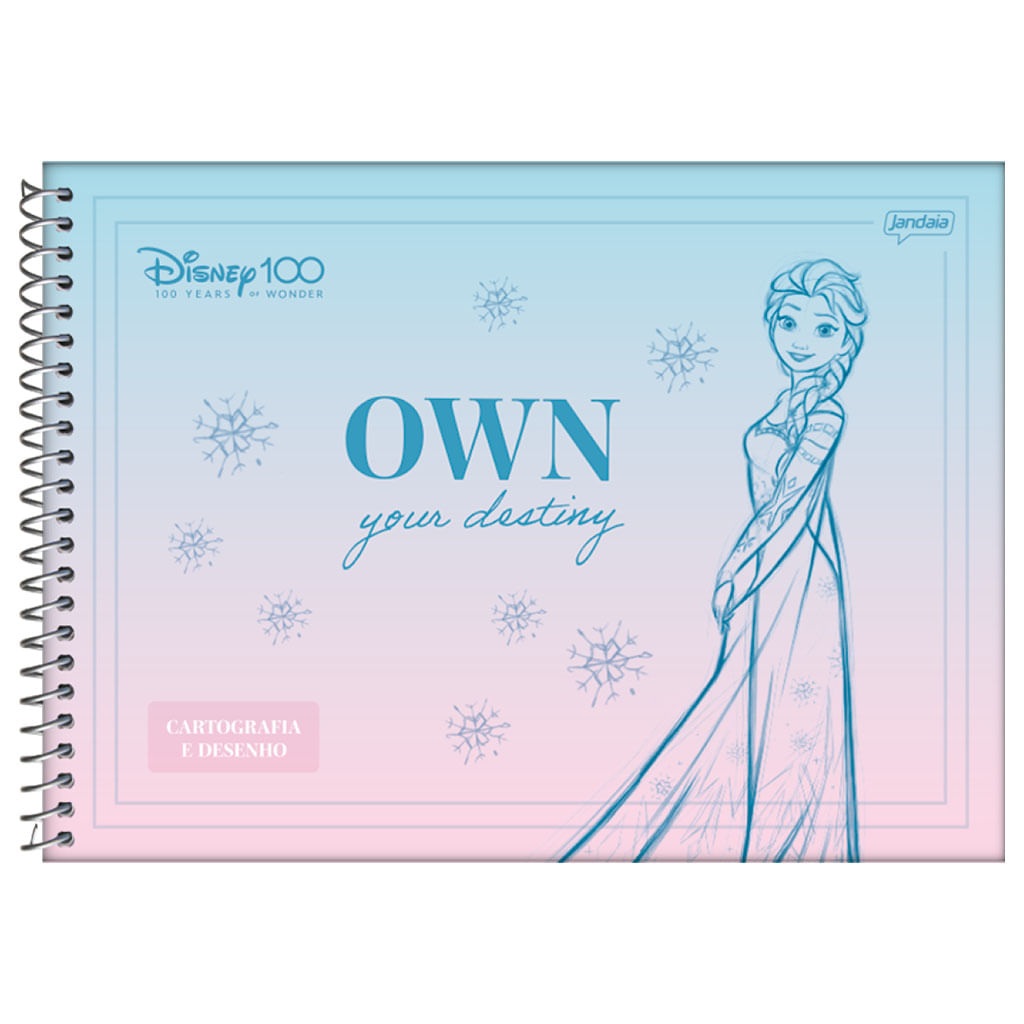 Caderno-de-Cartografia-Disney-100th-80-Folhas-Jandaia