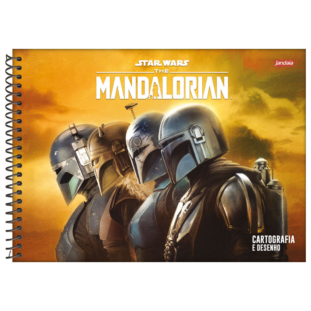 Caderno-de-Cartografia-Mandalorian-80-Folhas-Jandaia