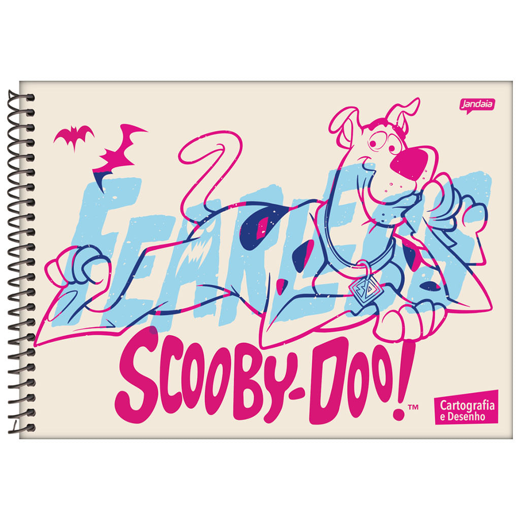 Caderno-de-Cartografia-Scooby-Doo-80-Folhas-Jandaia