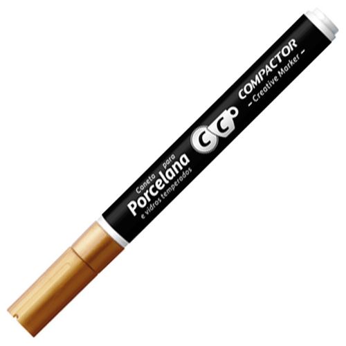 Marcador-de-Porcelana-1.0mm-Creative-Marker-Ouro-Compactor