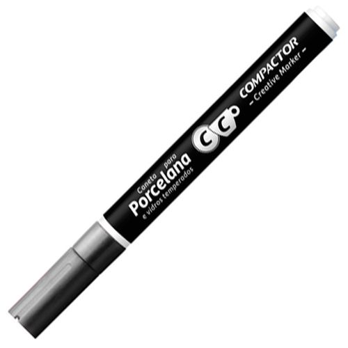 Marcador-de-Porcelana-2.0mm-Creative-Marker-Prata-Compactor