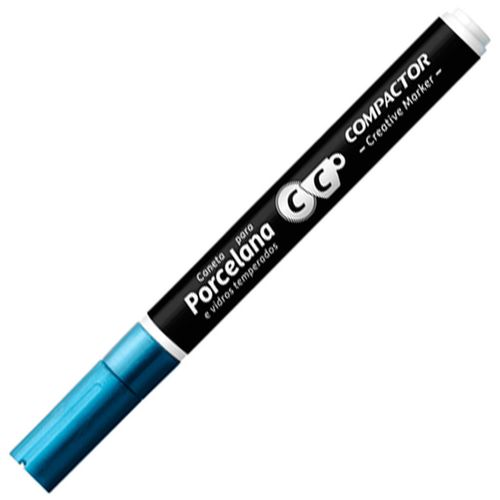 Marcador-de-Porcelana-2.0mm-Creative-Marker-Azul-Metalico-Compactor