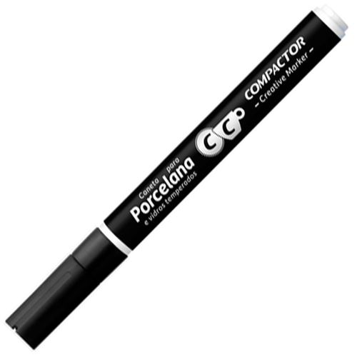 Marcador-de-Porcelana-2.0mm-Creative-Marker-Preto-Compactor