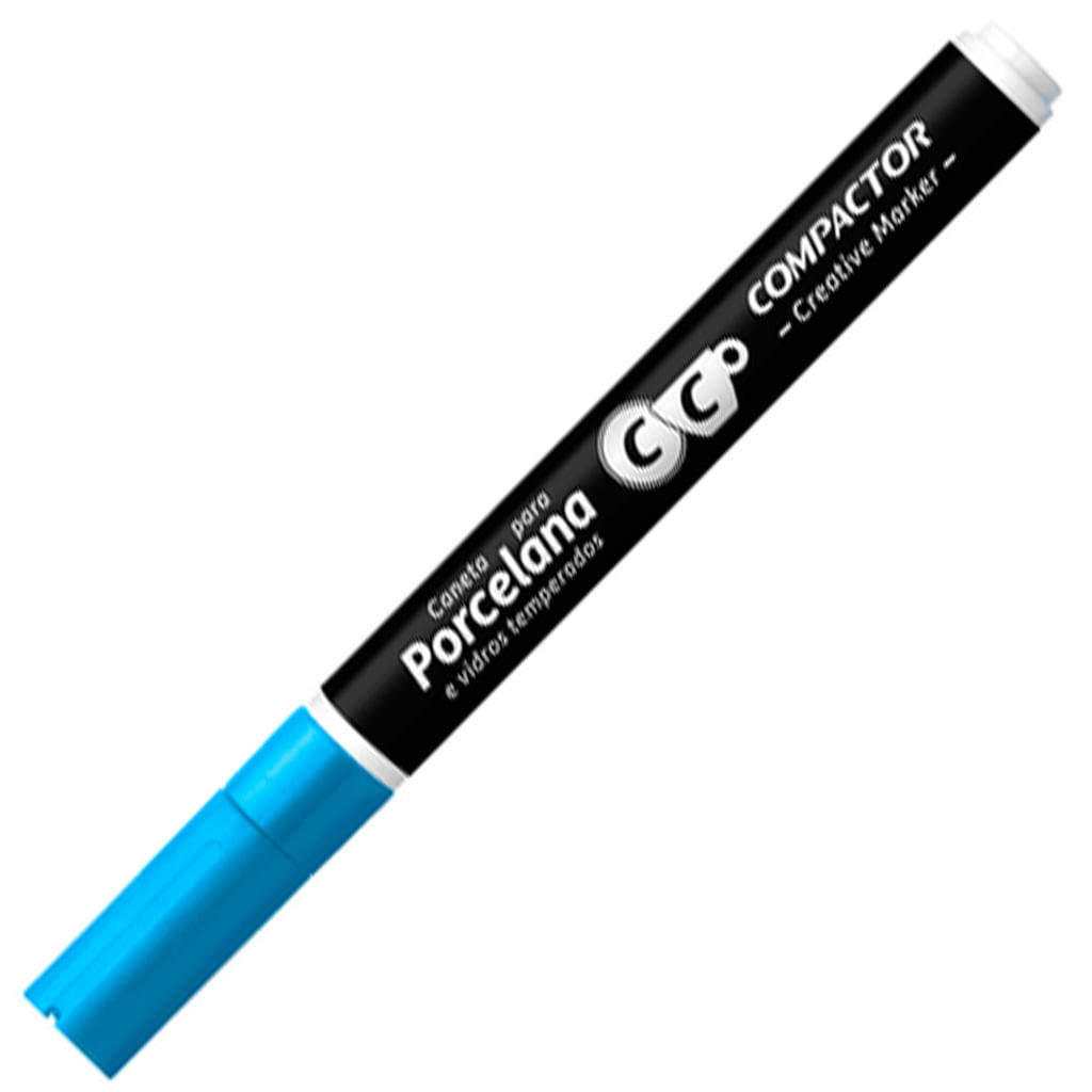Marcador-de-Porcelana-2.0mm-Creative-Marker-Azul-Claro-Compactor