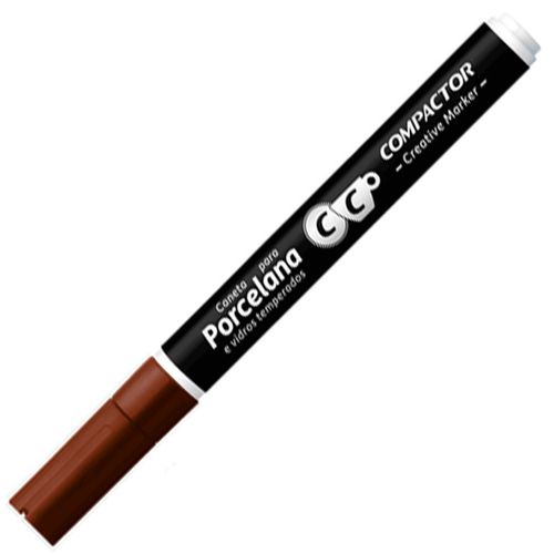 Marcador-de-Porcelana-3.0mm-Creative-Marker-Marrom-Compactor